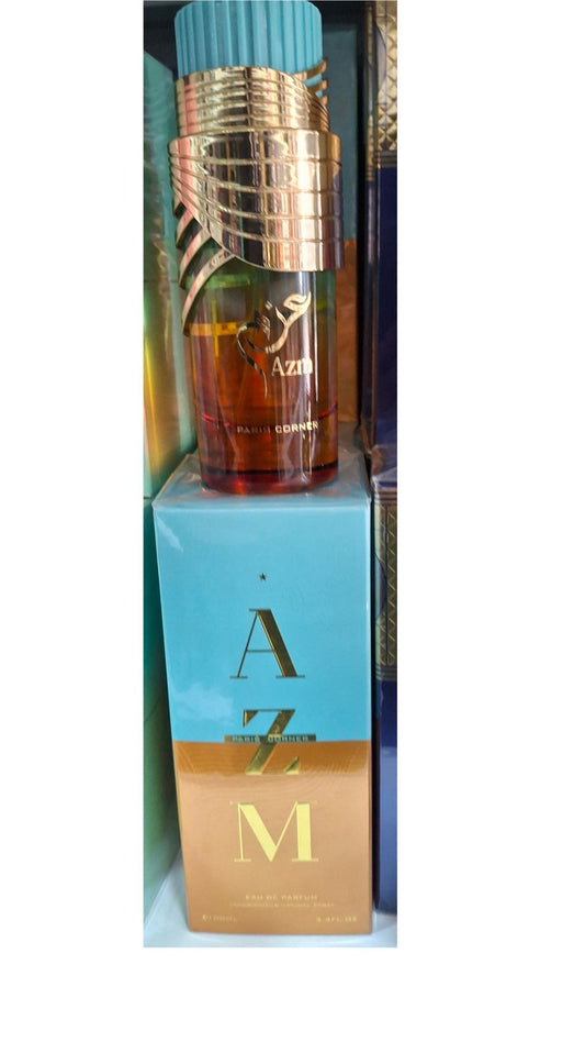 AZM-Paris-Corner-Eau-de-Parfum-Unisex-Tout-Promesse-Flacon-Bleu-Jaune