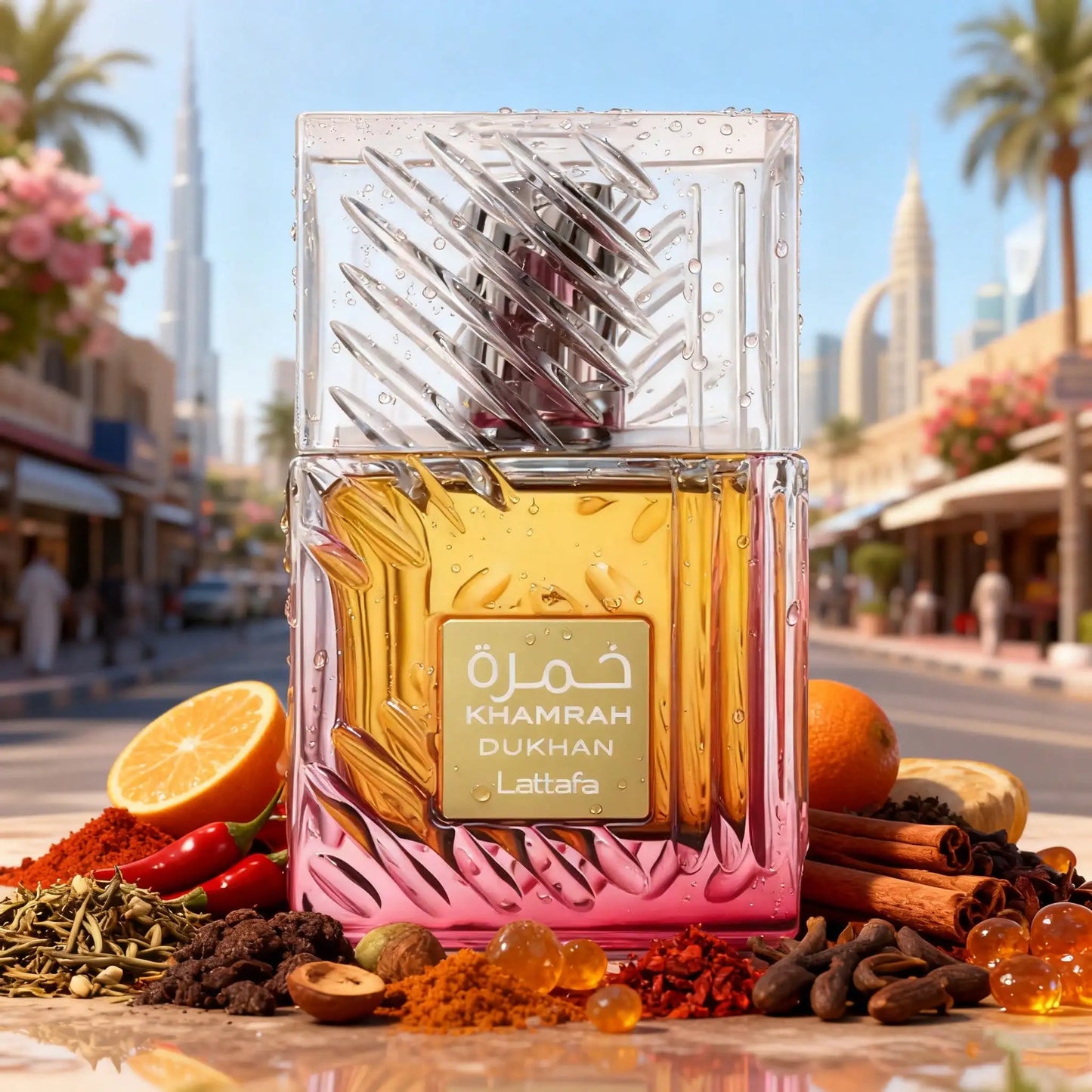 LATTAFA Khamrah Dukhan 50 ml Men's Perfume Water Spicé & Ambré Oriental