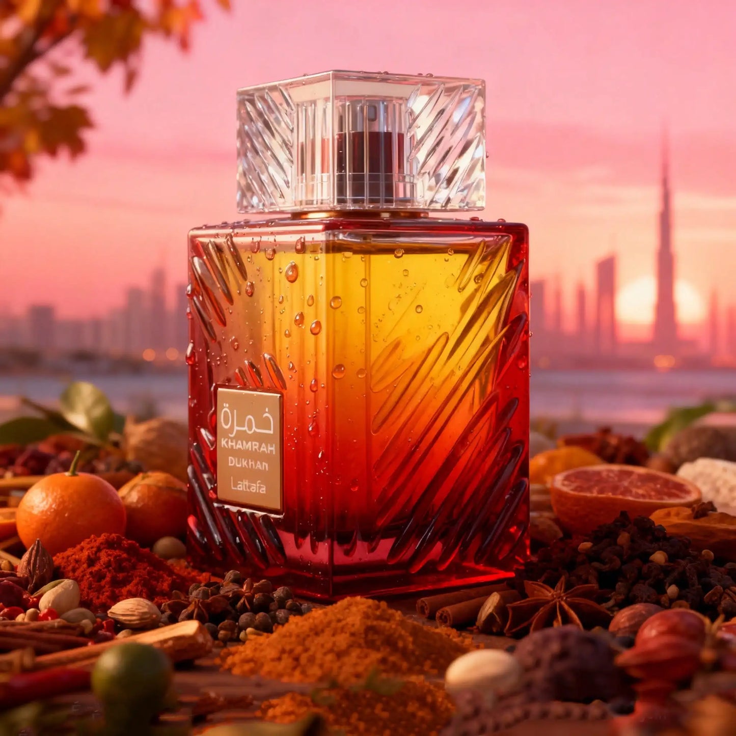 LATTAFA Khamrah Dukhan 50 ml Men's Perfume Water Spicé & Ambré Oriental