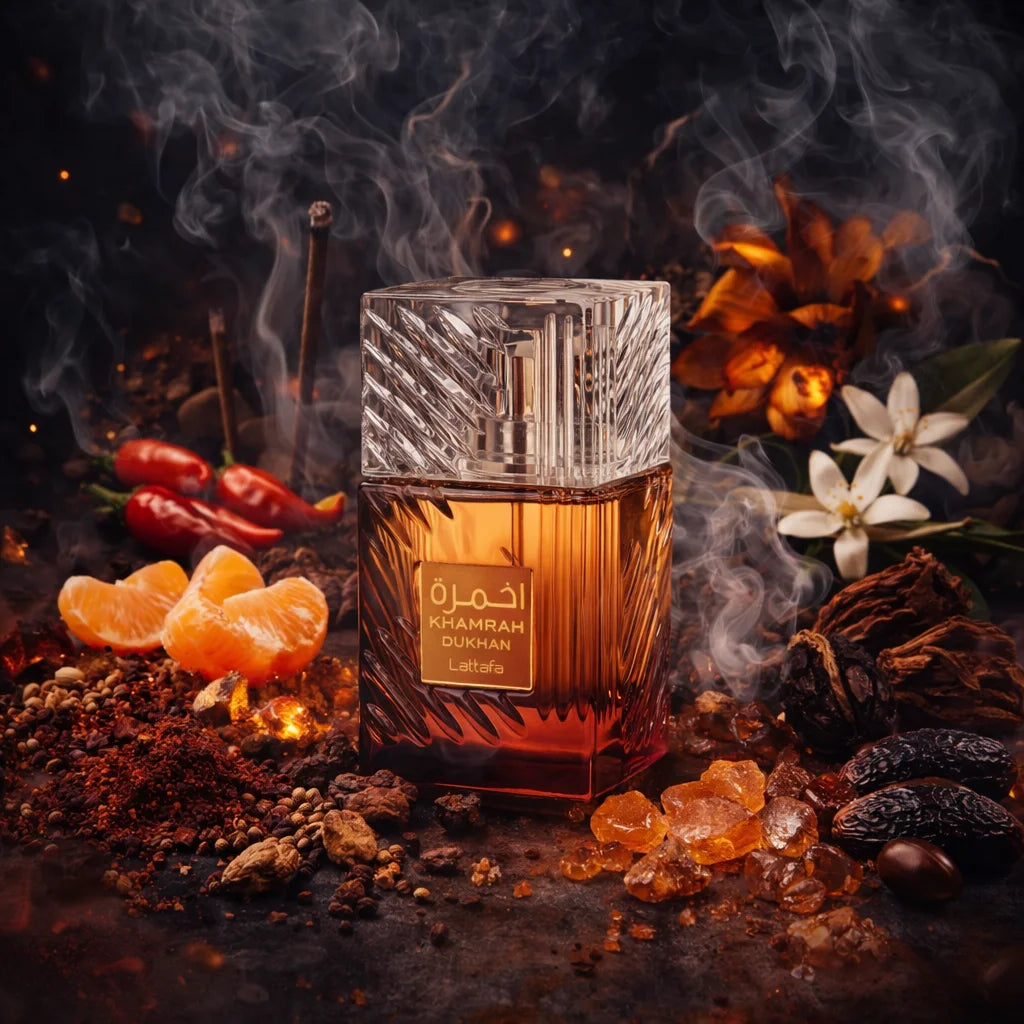 LATTAFA Khamrah Dukhan 50 ml Men's Perfume Water Spicé & Ambré Oriental