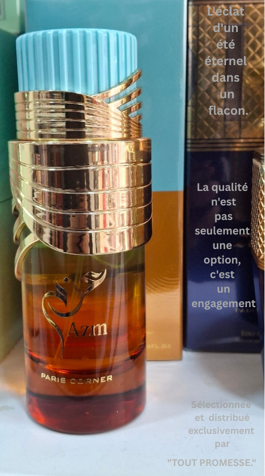 AZM-Paris-Corner-Eau-de-Parfum-Unisex-Tout-Promesse-Flacon-Bleu-Jaune