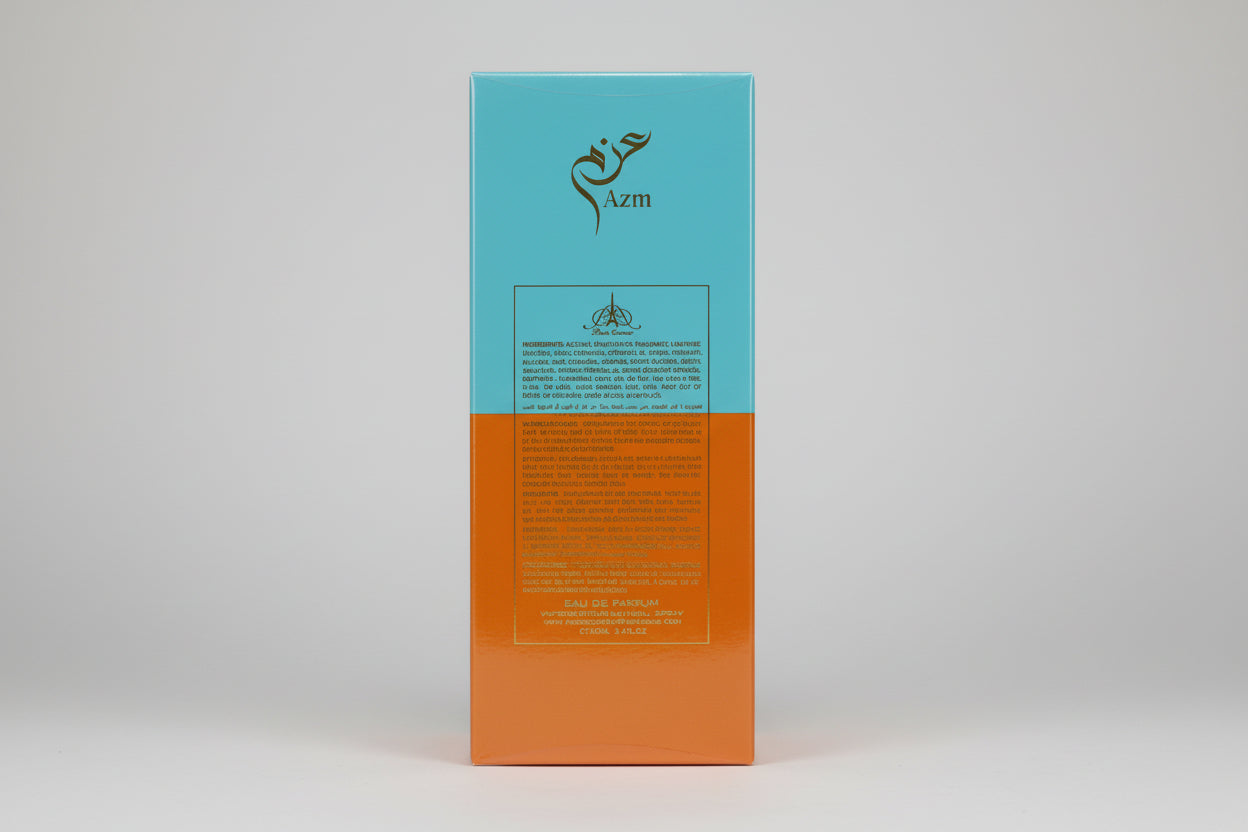 AZM-Paris-Corner-Eau-de-Parfum-Unisex-Tout-Promesse-Flacon-Bleu-Jaune