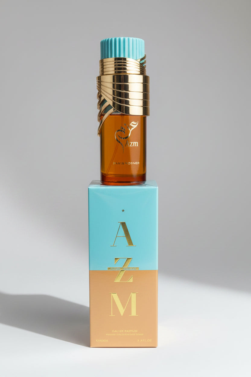 AZM-Paris-Corner-Eau-de-Parfum-Unisex-Tout-Promesse-Flacon-Bleu-Jaune