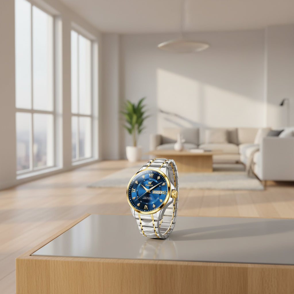 Montre de Luxe OLEVS  - Élégance Quartz pour Homme et Femme