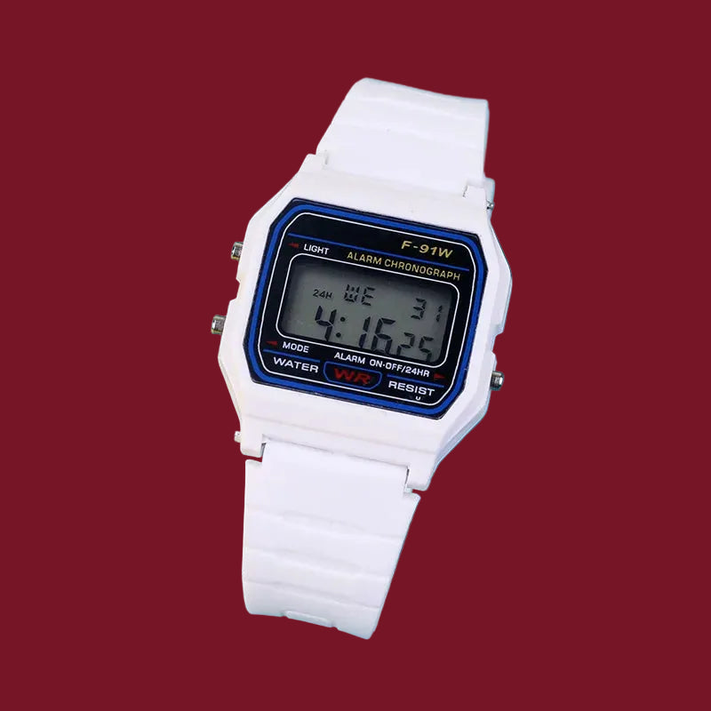 Montre Digitale LED Unisexe - Bracelet Rose Gold en Caoutchouc - Style Sport et Luxe