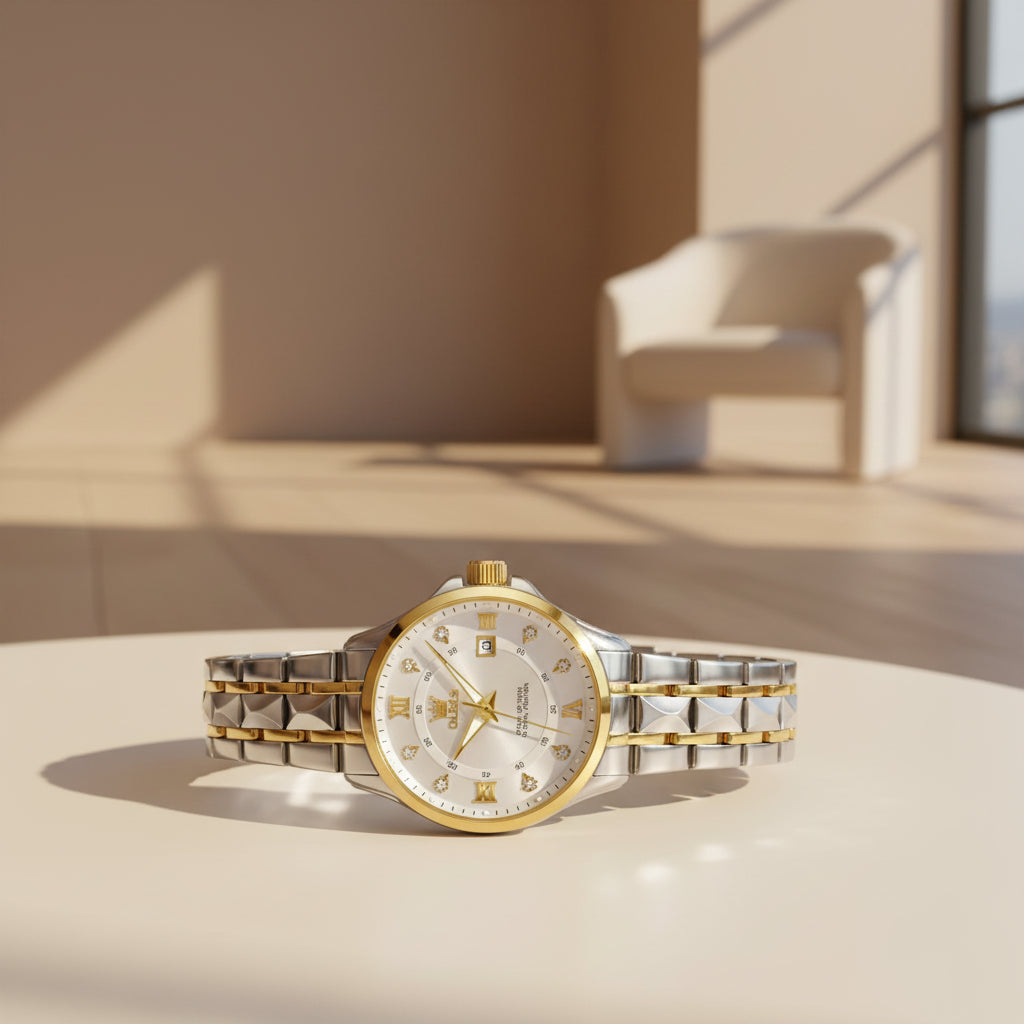 Montre de Luxe OLEVS  - Élégance Quartz pour Homme et Femme