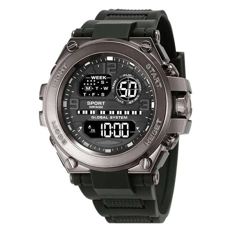 Montre de Sport Numérique YIKAZE - Idéale pour Hommes et Étudiants