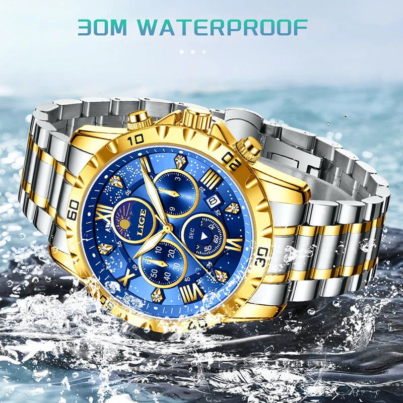 Montre de Luxe LIGE pour Femme Classic & Luxury Modern