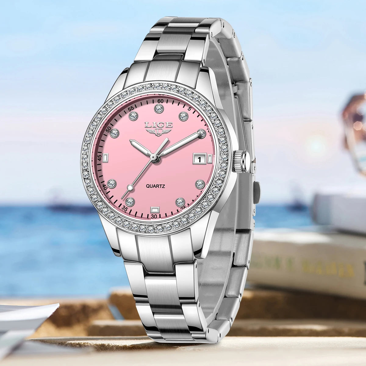 LIGE – Élégance Diamantée pour Femme