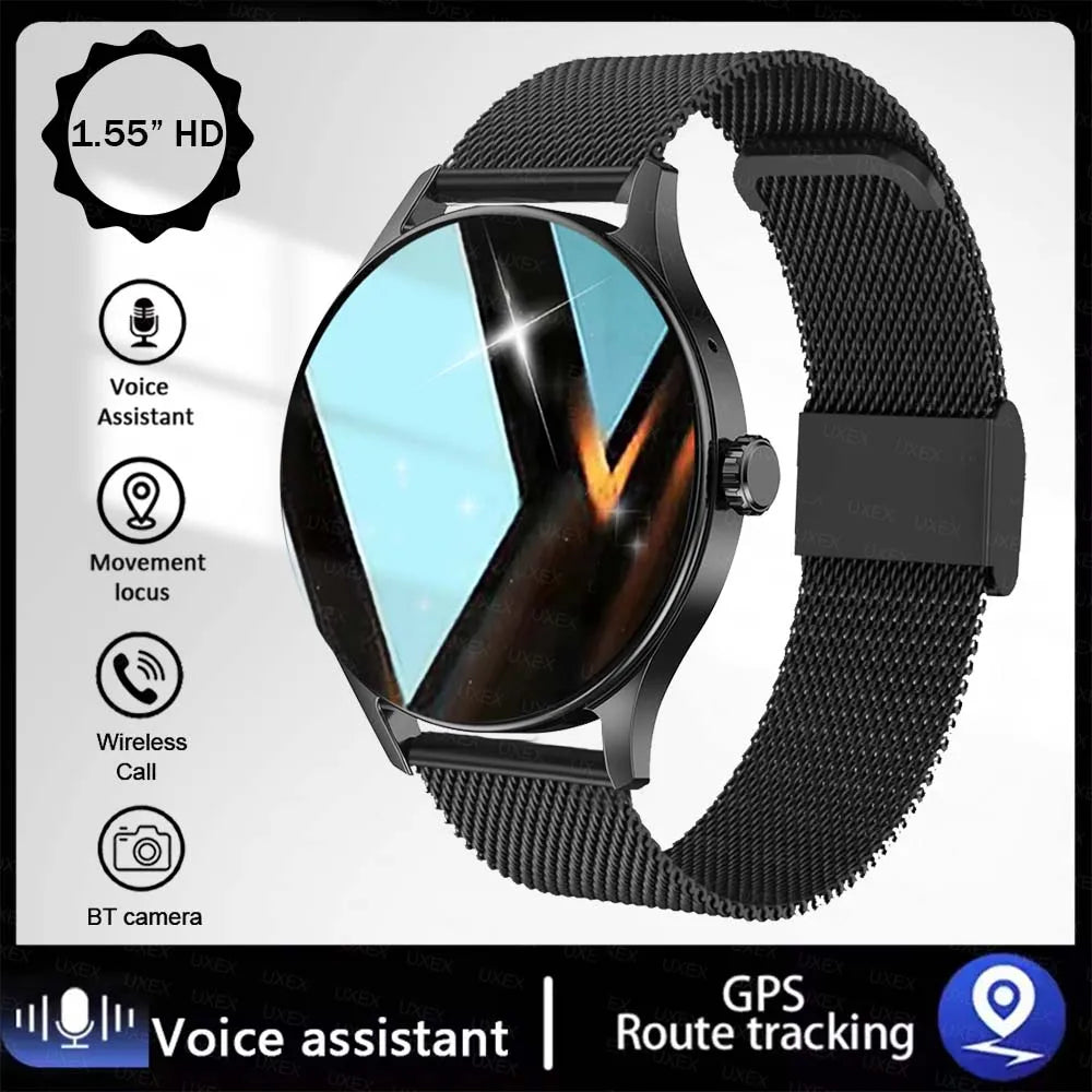 Smart Watch Plus 1.55" HD – L'Élégance High-Tech à votre Poignet