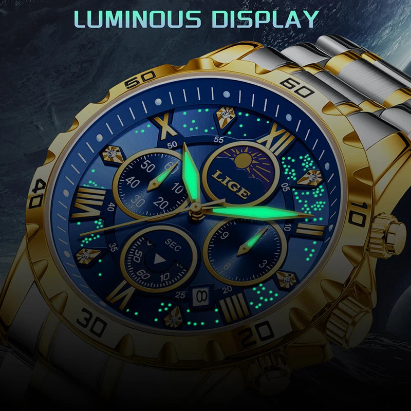 Montre de Luxe LIGE pour Femme Classic & Luxury Modern
