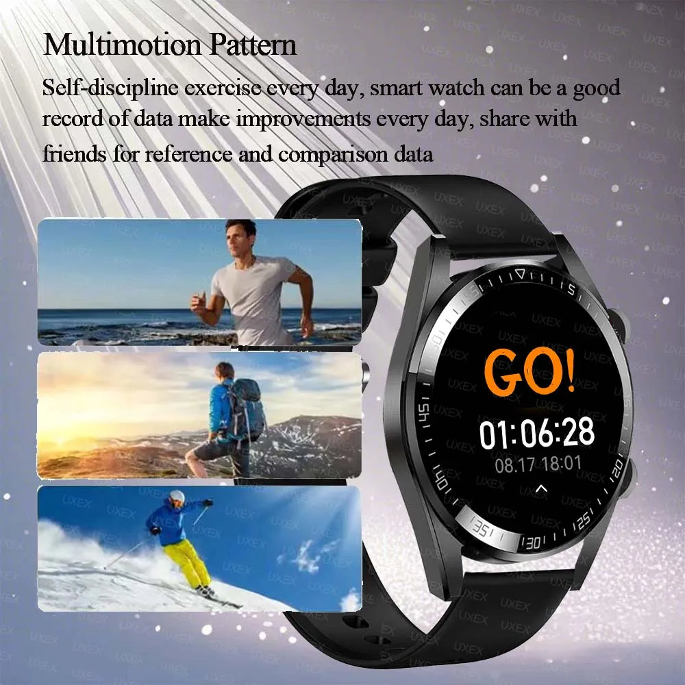 2026 New Outdoor Sports Smart Watch Men GT Series 1.53 inch Screen Sports Watch Plus Health Smartwatch Man For Android Ios Phone
