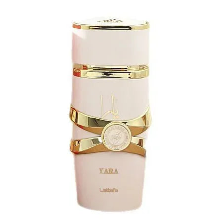 YARA Lattafa Unisex Rose/Or/Blanc/Rose Bonbon pour Adultes Eau de Parfum 100ml aux Notes Florales et Fruitées
