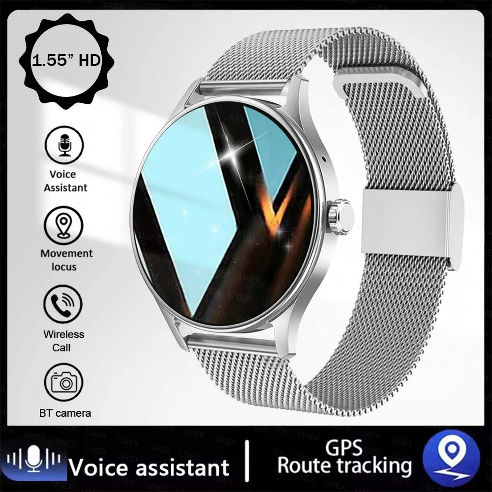 Smart Watch Plus 1.55" HD – L'Élégance High-Tech à votre Poignet
