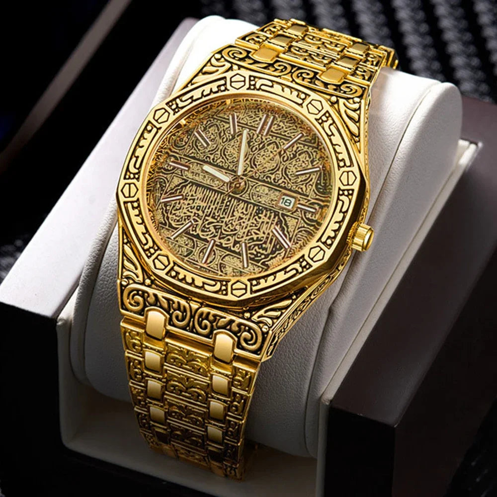 Montre Quartz Rétro pour Homme-L 'Élégance du Temps