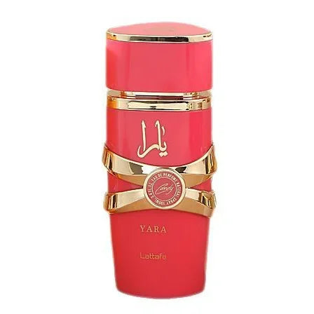 YARA Lattafa Unisex Rose/Or/Blanc/Rose Bonbon pour Adultes Eau de Parfum 100ml aux Notes Florales et Fruitées