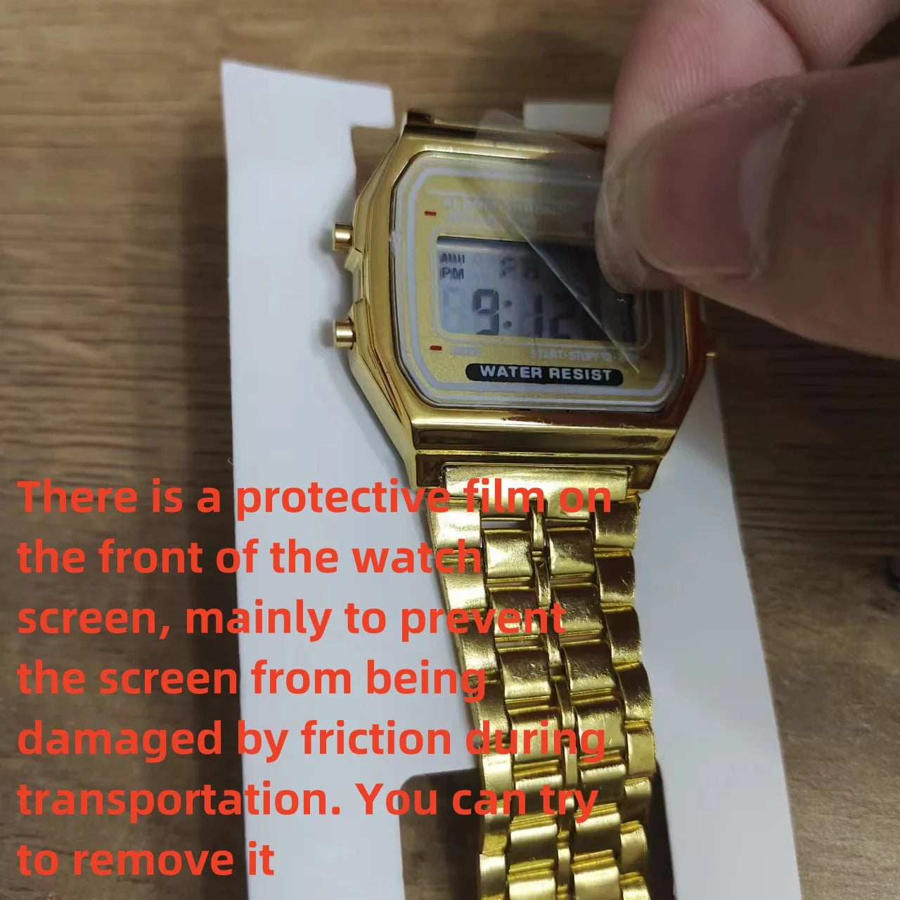 Montre Digitale Rétro en Acier – Style Business & Sport (Modèle w901)