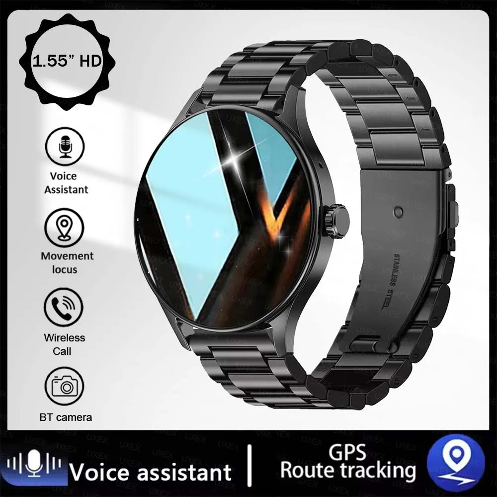 Smart Watch Plus 1.55" HD – L'Élégance High-Tech à votre Poignet