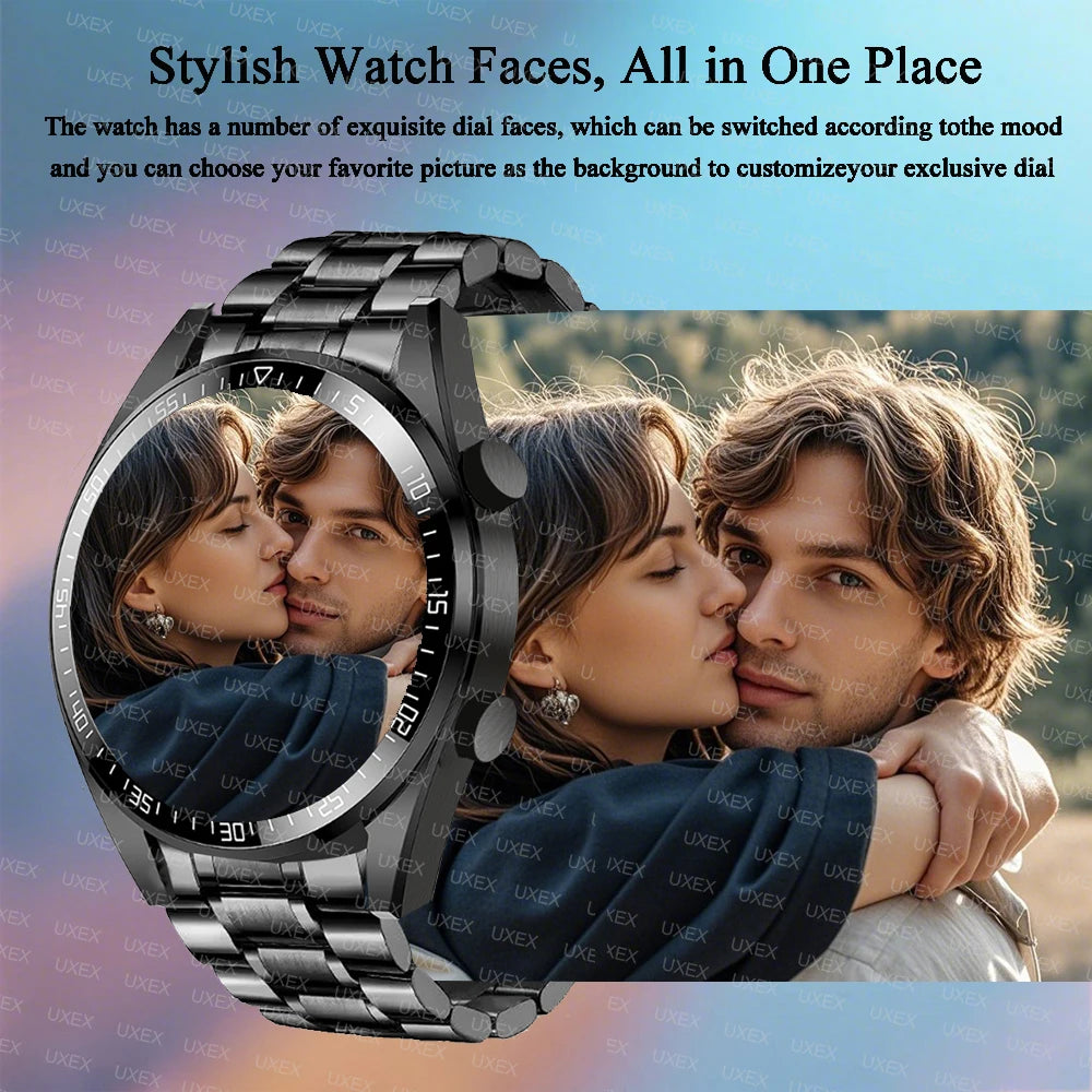 2026 New Outdoor Sports Smart Watch Men GT Series 1.53 inch Screen Sports Watch Plus Health Smartwatch Man For Android Ios Phone