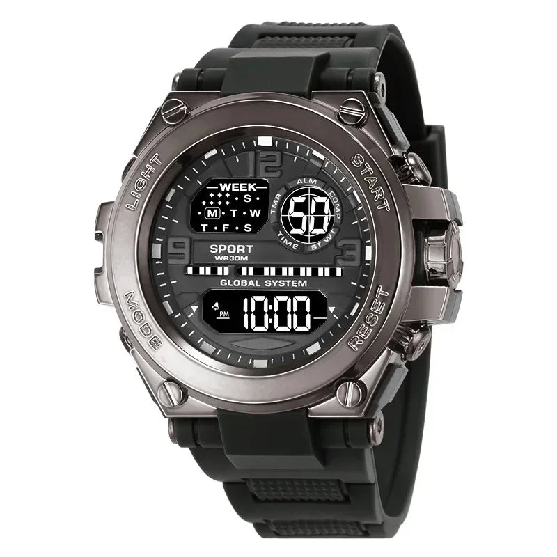 Montre de Sport Numérique YIKAZE - Idéale pour Hommes et Étudiants