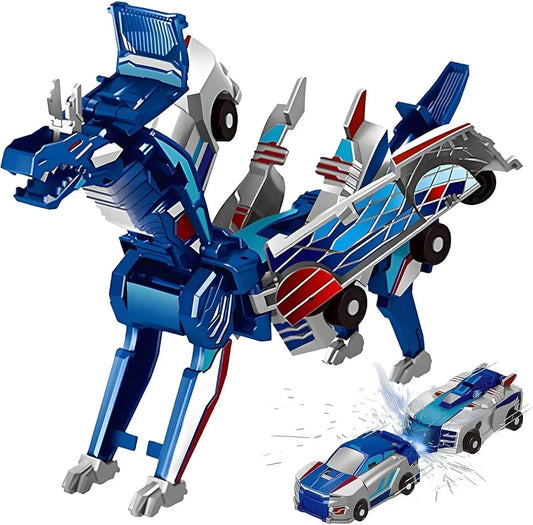 Nouvelle Voiture de Transformation Magique 2-en-1 : Cheval et Véhicule à Déformation Magnétique par MYMUHUAN