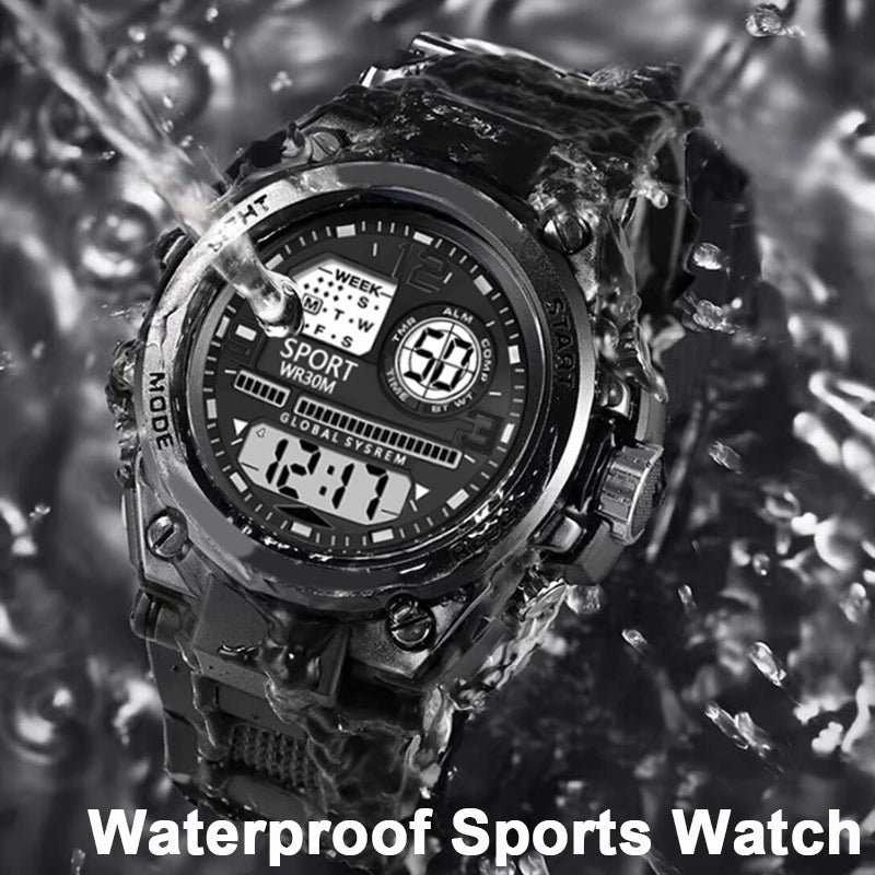 Montre de Sport Numérique YIKAZE - Idéale pour Hommes et Étudiants