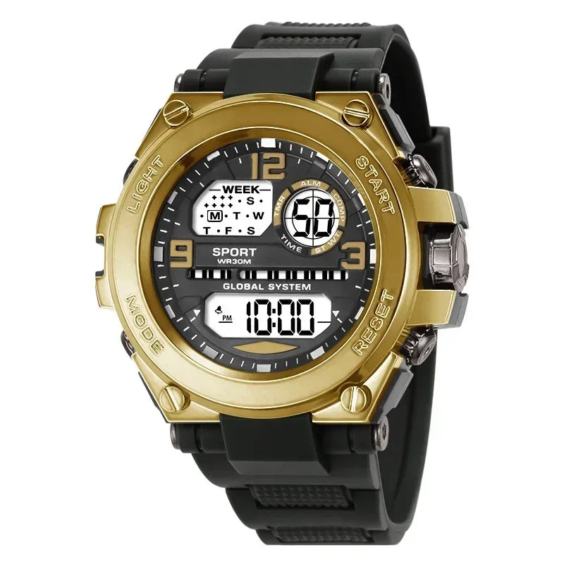 Montre de Sport Numérique YIKAZE - Idéale pour Hommes et Étudiants