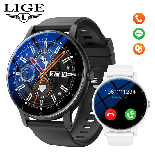Montre Connectée LIGE Sport 618- Bluetooth Call &  Suivi Santé Intégral