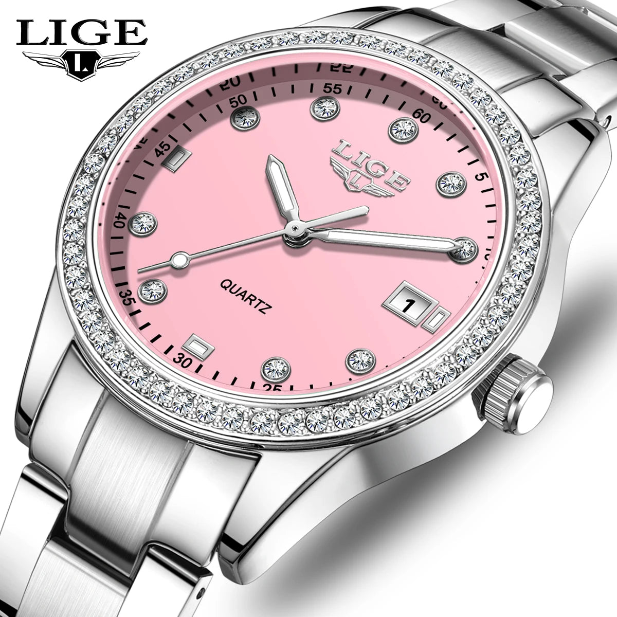 LIGE – Élégance Diamantée pour Femme